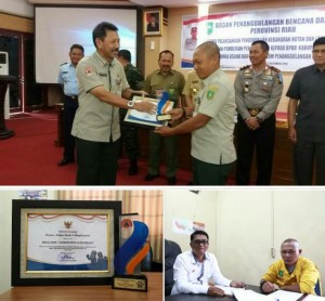 Foto:BPBD Meranti Raih Penghargaan Gubernur Riau