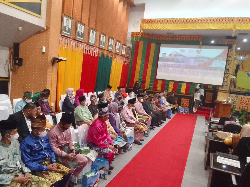 Turut hadir para tokoh masyarakat dan pejabat Pemko Pekanbaru serta pejabat Forkompinda Kota Pekanbaru 