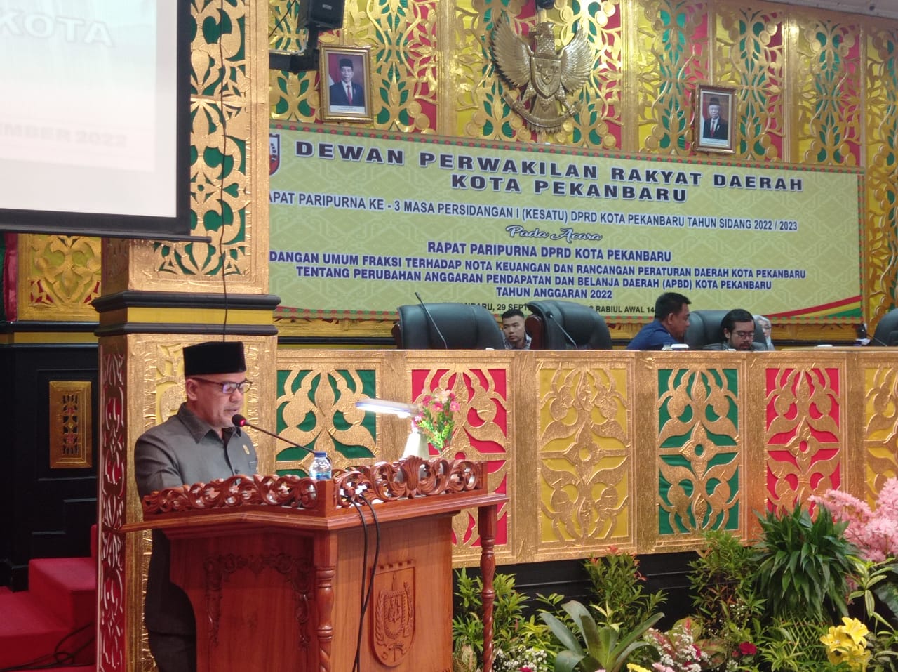 Pandangan Fraksi PAN DPRD kota Pekanbaru oleh Doni Saputra