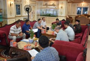 Ketua DPRD Kota Pekanbaru, Muhammad Sabarudi ikut serta dalam rapat Forkompinda masalah Karhutla