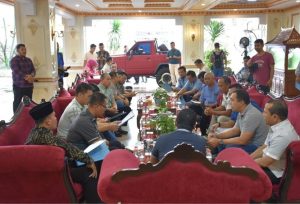 Selain Ketua DPRD kota Pekanbaru, Muhammad Sabarudi juga hadir pejabat Pemko Kota Pekanbaru