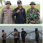Kapolres Bersama Wabup Rohil Tinjau Lokasi Karhutla