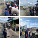Bupati Rokan Hilir H. Bistamam dan Dinas PUTR Lakukan Perbaikan Darurat Jalan Kuning Jalil di Panipahan