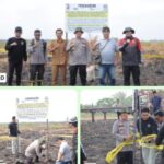 Kapolres Rohil Pasang Plang Peringatan Di Tkp Karhutla Kec Kubu dan Kuba