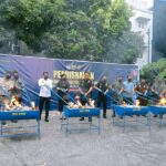 Bea Cukai Pekanbaru Musnahkan Barang Ilegal Senilai 20 Miliar