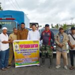 Bantuan Posko Permasa Rokan Hilir Untuk Warga Aceh Korban Bencana Dilepas