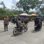 Berlanjut, kali ini personil Polsek Bangko Patroli Ditempat Keramaian Sambut Tahun Baru 2026 