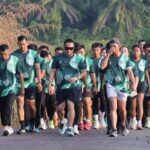 Kapolres Rohil Lepas peserta Green Policing Running Club, dan Tanam Puluhan Bibit Pohon