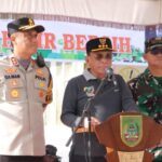 Gerakan Indonesia ASRI Program Presiden, Kapolres Ikuti Apel dan Goro Bersama Pemda Rohil