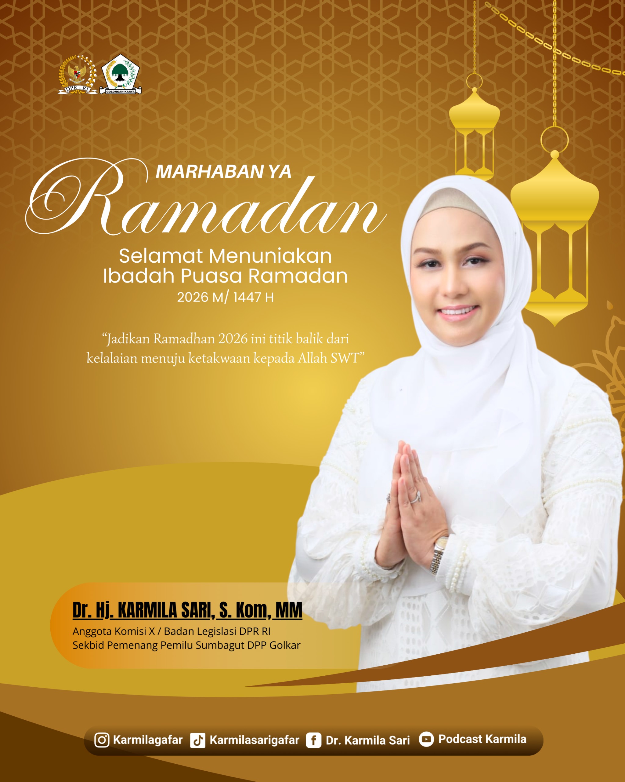 Ucapan Marhaban ya Ramadhan 1447H