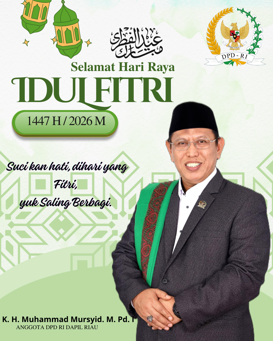 Ucapan Selamat Idul Fitri 1447H