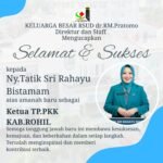 Ucapan Selamat Pelantikan Ketua TP PKK Kab. Rohil