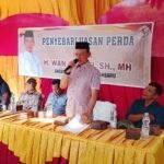 H Wan Agusti, SH, MH, Gelar Penyebarluasan Perda KTR Dilingkungan Masyarakat Kampung Baru