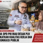 Ketua DPD PRI Riau Soroti Pemadaman Listrik, Desak PLN Tingkatkan Kinerja dan Evaluasi Sistem Komunikasi Publik