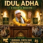Sambut Idul Adha 1447H, Ustadz Sarwan Kelana Jadi Khatib Sholat Id di Masjid Al Muhajirin