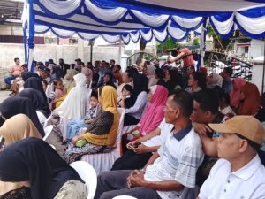 Ratusan Masyarakat Kelurahan Kampung Baru Menghadiri Kegiatan Penyebarluasan Perda Anggota DPRD kota Pekanbaru, Aidhil Nur Putra