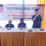 H Wan Agusti, SH, MH Gelar Penyebarluasan Perda Nomor 10 Tahun 2021 Ditengah Masyarakat Kelurahan Labuh Barat