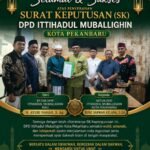 Penyerahan SK DPD Ittihadul Muballihin Kota Pekanbaru