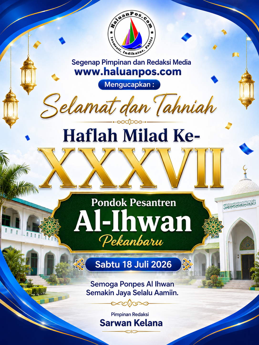 Ucapan Haflah Ponpes Al ihwan
