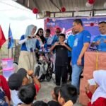 Ratusan Masyarakat Meriahkan HUT Ke-25 Partai Demokrat