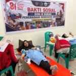 Lapas Bagansiapiapi Gelar Donor Darah Bersama PMI dalam Rangka HUT Kemerdekaan RI