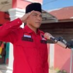 Ketua DPC PDI-P Rohil Muhar Riza Pimpin Upacara HUT RI ke-81 