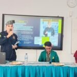 Rahmat Pantun Jadi Narasumber Workshop Pembuatan Pantun Melayu di SMAN 1 Tanah Putih Tanjung Melawan