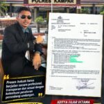 Praktisi Hukum, dan Kuasa Hukum Aditya mendesak kepolisian Polres Kampar profesional dan Proporsional dalam menangani laporan atas Nama Aditya