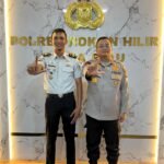 Gelar Silaturahmi, Ka. KPLP Lapas Bagansiapiapi Temui Kapolres Rohil